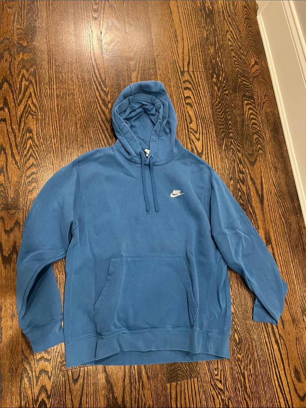 Nike Men's Size XL Blue Pullover Hoodie